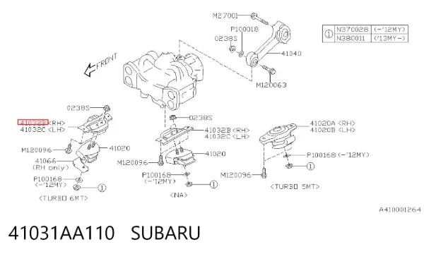  41031AA110 Subaru