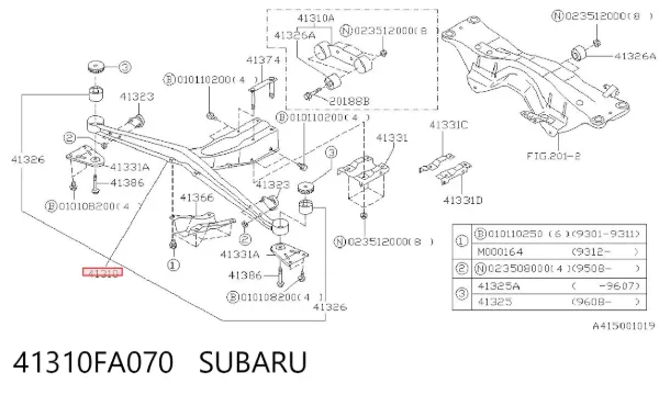  41310FA070 Subaru