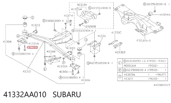  41332AA010 Subaru