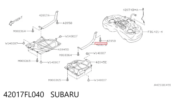  42017FL040 Subaru