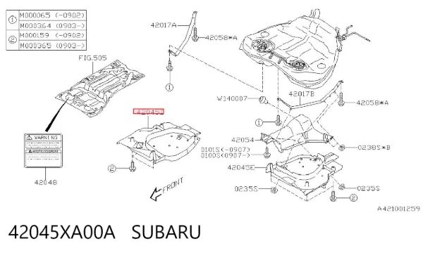  42045XA00A Subaru