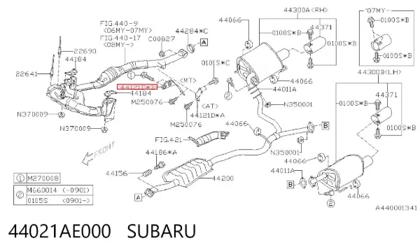  44021AE000 Subaru