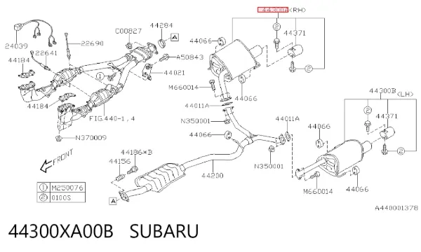  44300XA00B Subaru