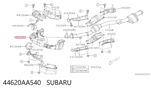 Катализатор Subaru Legacy IV
