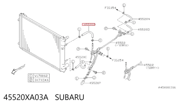  45520XA03A Subaru
