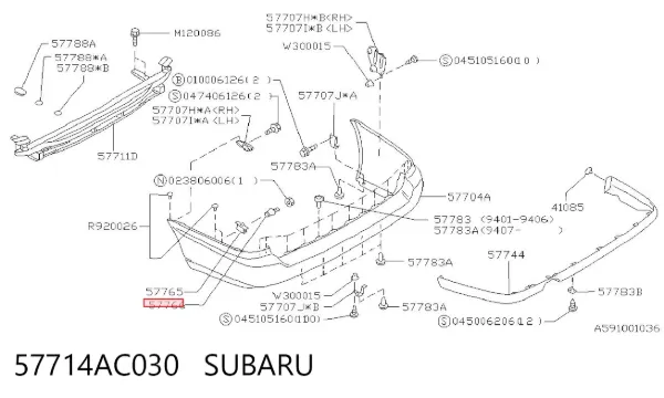  57714AC030 Subaru
