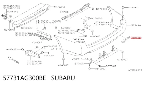  57731AG300BE Subaru