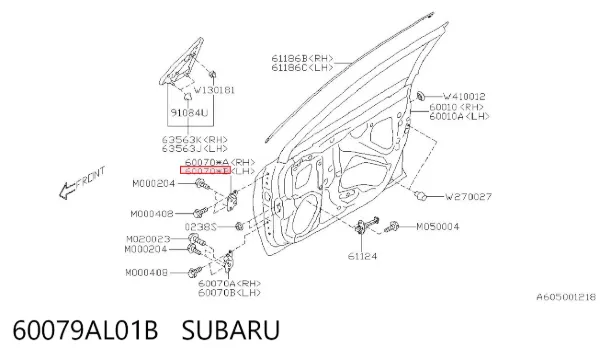  60079AL01B Subaru