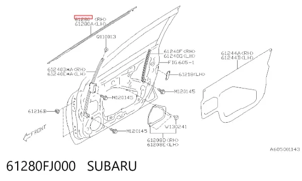  61280FJ000 Subaru