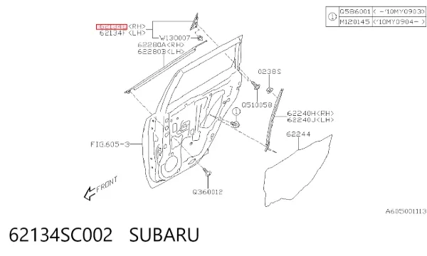  62134SC002 Subaru