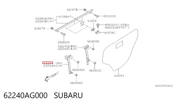  62240AG000 Subaru