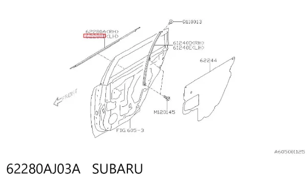  62280AJ03A Subaru