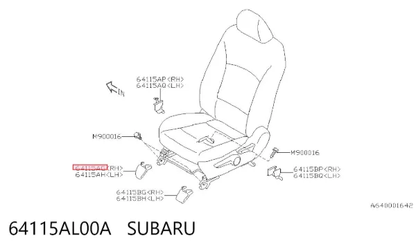  64115AL00A Subaru