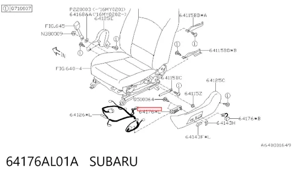  64176AL01A Subaru