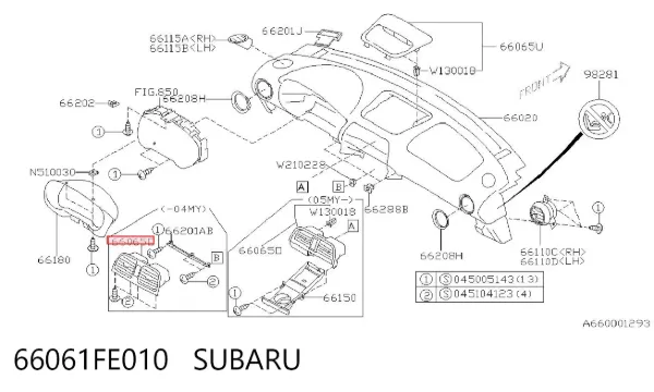  66061FE010 Subaru