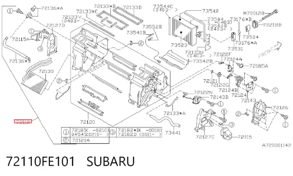  72110FE101 Subaru
