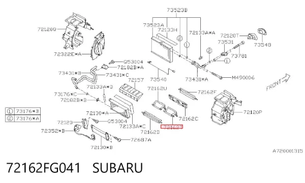  72162FG041 Subaru