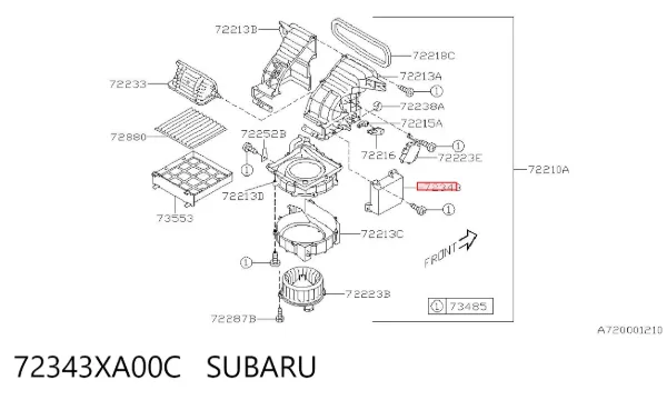 72343XA00C Subaru