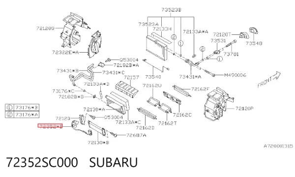  72352SC000 Subaru