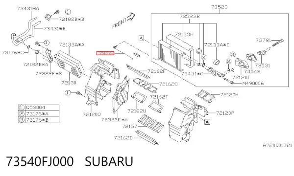  73540FJ000 Subaru