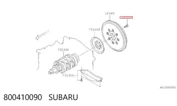 Болт крепления маховика 800410090 Subaru