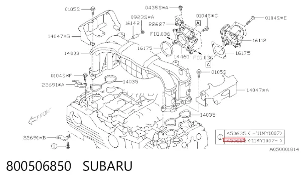  800506850 Subaru