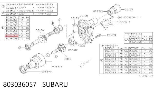  803036057 Subaru