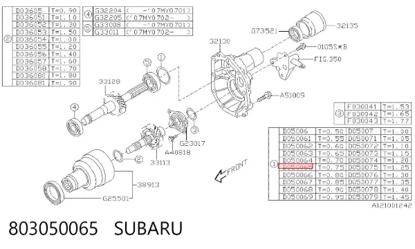  803050065 Subaru