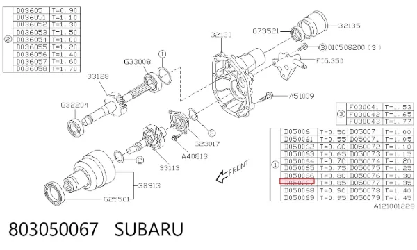  803050067 Subaru