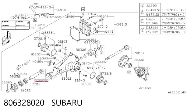  806328020 Subaru