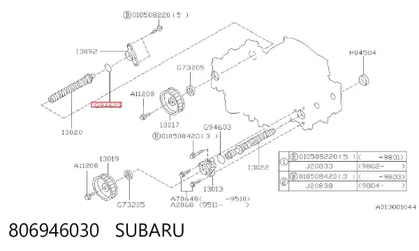  806946030 Subaru