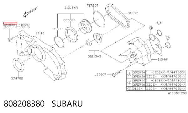  808208380 Subaru