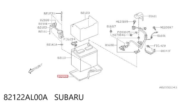  82122AL00A Subaru