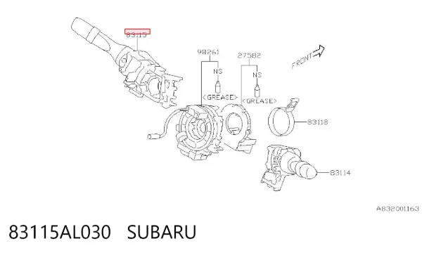  83115AL030 Subaru