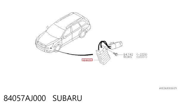  84057AJ000 Subaru