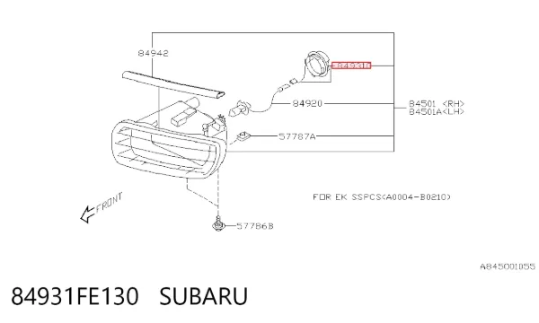 84931FE130 Subaru