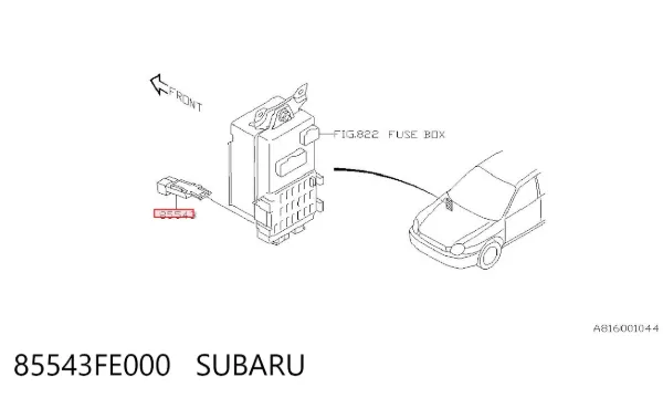  85543FE000 Subaru