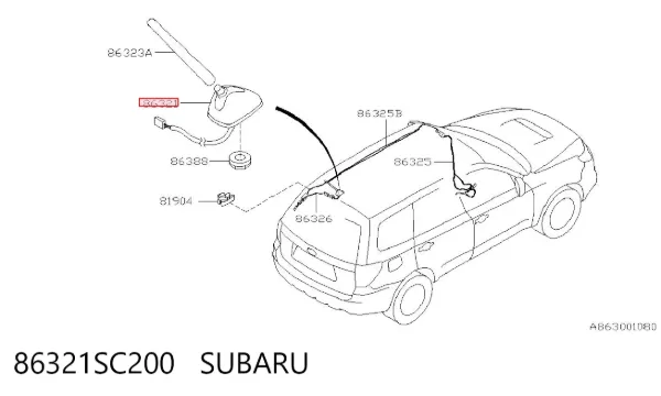Антенна 86321SC200 Subaru