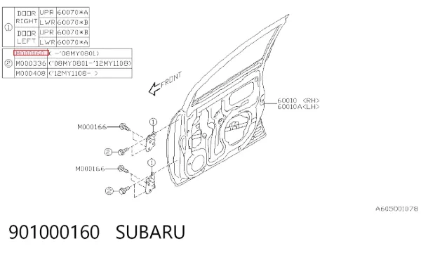  901000160 Subaru