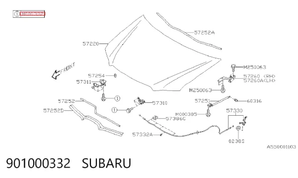  901000332 Subaru