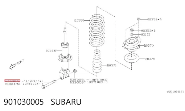  901030005 Subaru