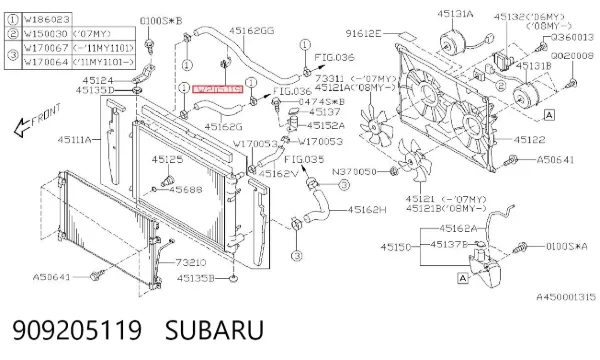  909205119 Subaru