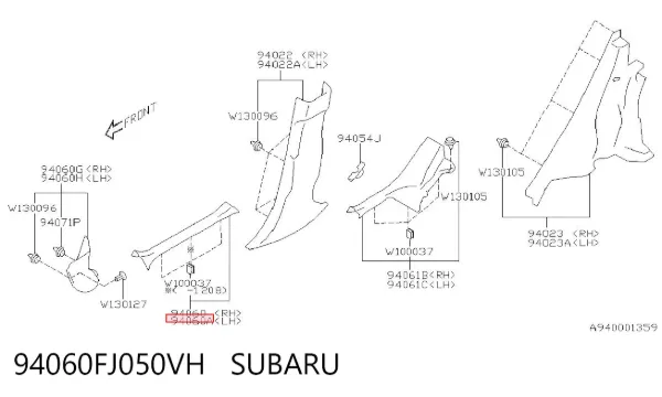  94060FJ050VH Subaru