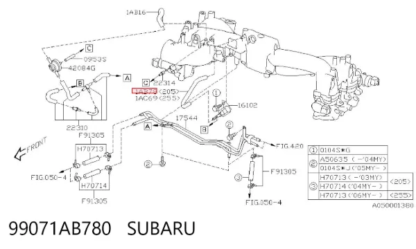 99071AB780 Subaru