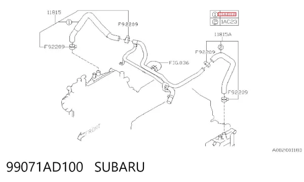  99071AD100 Subaru