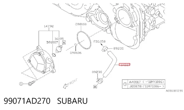  99071AD270 Subaru