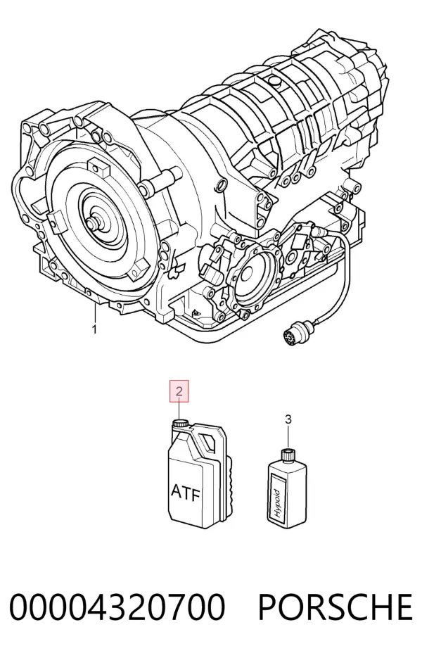 Трансмиссионное масло 00004320700 Porsche