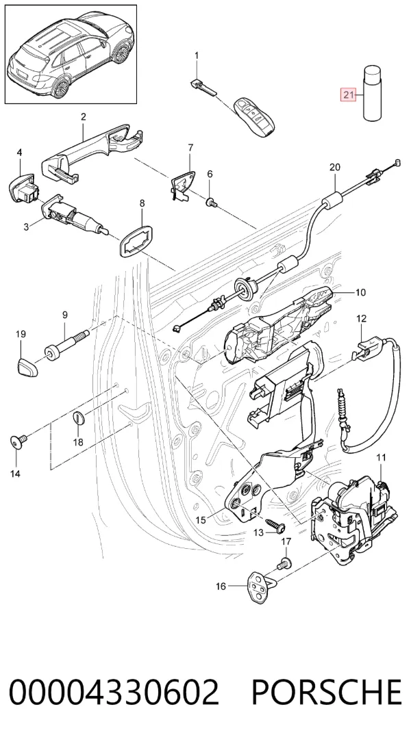  00004330602 Porsche