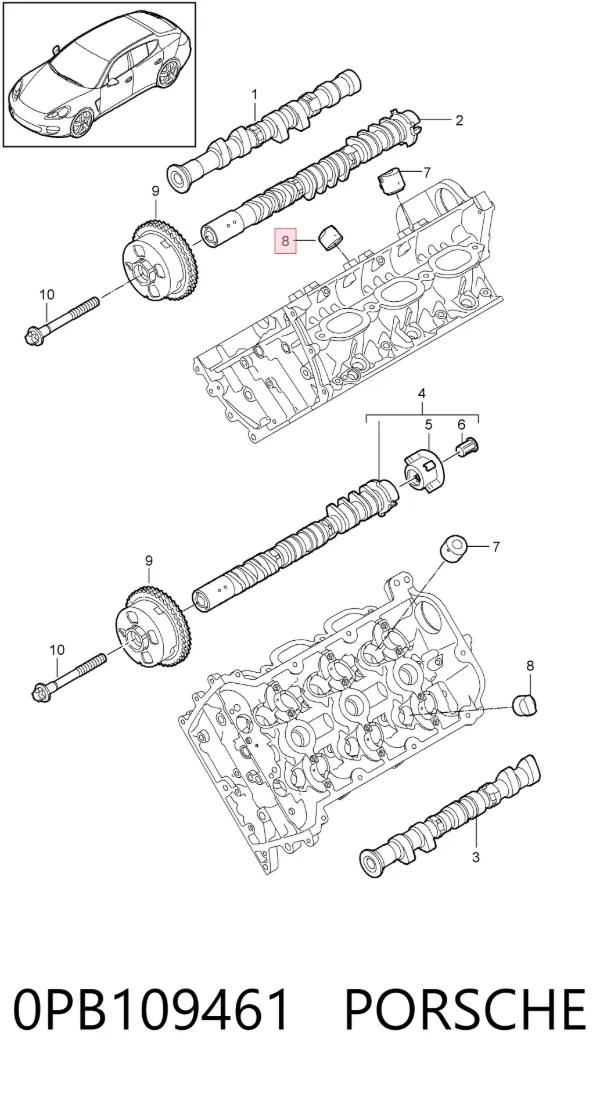 Гидрокомпенсатор 0PB109461 Porsche