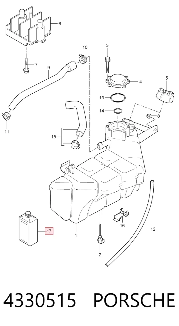 Антифриз 4330515 Porsche